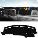 Autorder Dashboard Cover Mat for 1999-2004 Ford F250 F350 F450 Super Duty Accessories Dash Cover Upgrade Velvet Dash Mat Sunshade Glare UV Rays Protector