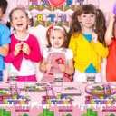 122Pcs Super Bros Peach Party Disposable Tableware Supplies Girls Princess Birthday Table Decoration Kit for 20-Guests Includes Banner, Tableloth, Plates, Cups, Napkins, Forks and Knives