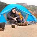 BISINNA 2/4 Person Camping Tent Lightweight Backpacking Tent Waterproof Windproof Two Doors Easy Setup Double Layer Outdoor Tents for Family Camping Hunting Hiking Mountaineering Travel
