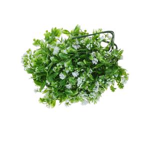 6FT Eucalyptus Garland with Flowers, 6 Pack Artificial Greenery Garland Hanging Faux Eucalyptus Garland Suitable for Table Wedding Backdrop Arch Wall Party UV Protected Indoor Outdoor Decor