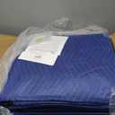 Stalwart 12-Pack 80x73-Inch Moving Blankets, Blue