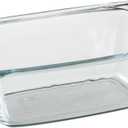 PYREX Loaf Dish Glass 1.5 Qt Easy Grab, 1 EA
