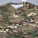 Tongcamo Camo Hunting Shirts for Men Long Sleeves Crewneck Quick Dry UPF 50+ Hiking Fishing Shirt, Large