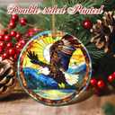 3 x Christmas Ornaments, Bald Eagle Ornament, Christmas Tree Ornaments, Xmas Decorations, Holiday Decorations, Bald Eagle Gifts, Holiday Party Gifts, and Xmas Gift Ideas