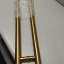 Titanium Gold Round Barn Door Handles 12"/16"/18"/24"/36"/48"/59'', Pull Push Long French Door Handle Double Sided, Large Front Exterior Shower Door Pull Handles