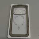 Miracase Magnetic for iPhone 17 Pro Case 6.3" [Compatible with MagSafe] Full-Body Phone Case with Built-in Glass Screen Protector & Camera Control,Drop Proof iPhone 17 Pro Cover, Grey Titanium