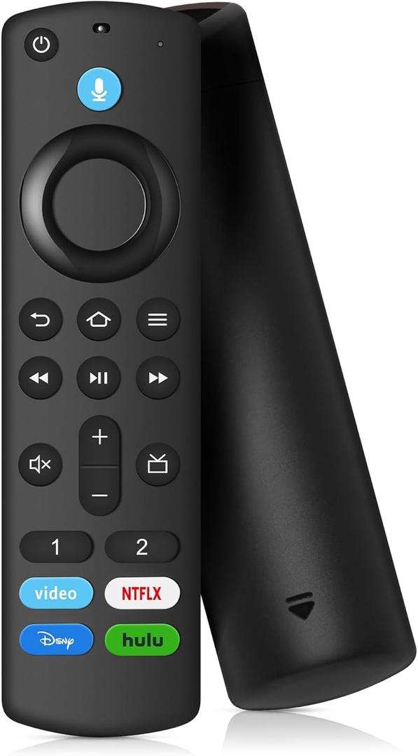 Replacement Voice Remote for All FireSeries,Stick 4K/4k Max(1st/2nd Gen),Stick(2nd/3rd Gen)/Lite/HD,TV Cube,for Pioneer,Hisense 3rd Gen Smart TVs