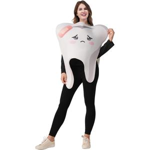 Adult Injured Tooth costume (off-white)