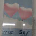 Snap 5x7 Front Loading Narrow Photo Frame, for Wall or Tabletop Display