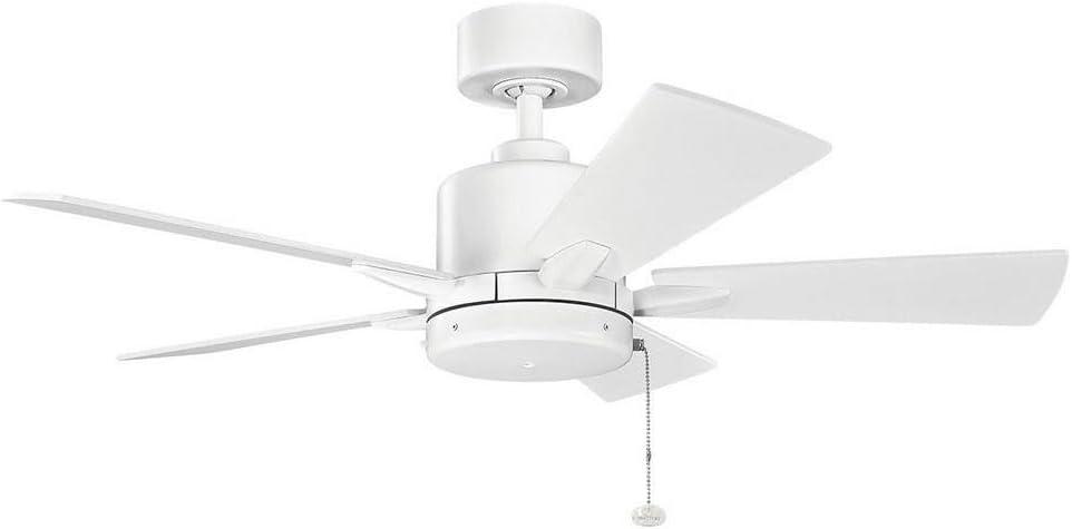 Kichler 330241MWH, Bowen Matte White 42" Ceiling Fan