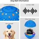 Interactive Dog Toys: Self Rolling & Bouncing Ball to Keep Them Busy, 3 Modes, Type-C Fast Charging, Durable E-TPU & IP54 Waterproof - Best for Small/Medium Breeds & Puppies (Blue, Medium)
