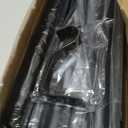 Black Long Curtain Rod Tension Shower Curtain Rods 30-120 in 1.1"