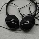 JVC Flats On-Ear Wired Headphones - Flat Foldable Design - 30mm Driver for Powerful Sound - Soft Ear-Pads for Comfort  Steel Headband - Lightweight & Portable - PC/Laptop/Gaming - 3.5mm Slim Plug (Adjustable, Black)