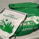 Aliceset 12 Pcs Camp Bachelorette Gift Bags Camp Bachelorette Decorations Party Favors Getting Hitched Bridesmaid Drawstring Bag Reusable Party Drawstring Backpacks Bridal Shower Gifts Accessories