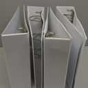 Avery 3 Ring Binder 3 Inch Slant Rings Durable View, White Binder for Home, Office, or School Use, 4 Pack (17030)