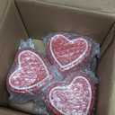 12 Pcs Heart Shaped Ceramic Ramekins Small Dessert Bowls 6 oz Oven Safe Ceramic Dish Dip Bowl Seasoning for Valentine's Day Serving Sauce Snack Baking Brulee Pudding (Red)