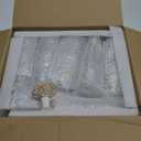 Queekay 20 Pack Mini Swing Top Glass Bottles for Vanilla Extract Homemade Olive Oil Bottles with Lids Airtight Cap Lids Labels for Wedding Baby Shower Favors (Clear,4oz) (118ml)