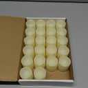 SHYMERY Flameless Votive Candles,Flameless Flickering Electric Fake Candle,22 Pack 200+Hour Battery Operated LED Tea Lights in Warm White for Wedding, Table, Halloween,Christmas Decorations 1.5"X1.7"