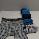 Hanes mens Underwear Boxer Briefs Pack, Cool & Breathable Cotton Moisture-wicking Underwear for Men, No Ride Up,M