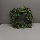 Eucalyptus Wreaths for Front Door 22", Handmade Green Leaves Wreath for Summer, Spring and All Seasons, Greenery Floral Wreath for Wall and Outside