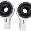 NewYall Pair Front Lower Rearward Suspension Control Arm Bushing with Bracket Housing for Ford Explorer 2011-2019 Police Interceptor Utility 2013-2019 Left Driver and Right Passenger Side