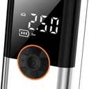 Compact Tire Pump Portable Air Compressors, Fast Inflation Tire(Silver Orange Circle)