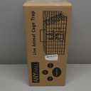 Live Squirrel Trap Heavy Duty Humane Animal Cage Trap (No Assembly Required) (Black)