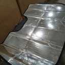 Car Sunshade, Universal Reflective Silver Aluminum Foil Auto Windscreen Sun Shade Heat Reflective Visor Front Window Visor Dashboard Cover 51 X 30