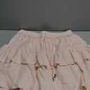 Flowy Shorts for Women Boho Ruffled Tiered Skorts Casual High Waist Mini Skirts Tennis Golf Comfy Shorts 2026 (Pink, L)