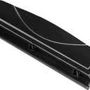 Amazon Basics 3 Hole Punch, 10 Sheet Capacity, Black, Easy-Clean Tray