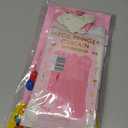 Valentines Day Decorations - 2 Pack Pastel Pink Curtain Party Backdrop, 2pcs Red Pink White Garland with Red Heart Hangings, 10pcs 12inch Ballons and 1pc Tablecloth for Mantle Fireplace Room