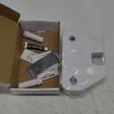Universal Vacuum Wall Mount Bracket Compatible with Dyson V8, V7, V6 and Other Brands (4.2-4.96 Inch Handheld) - White Plastic Mounting Bracket