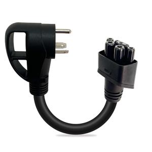 NEMA TT-30P Adapter for Tesla Gen 2 Mobile Charger, 240V 24 AMP NEMA TT-30P Male Plug to Gen II Mobile Connector for Tesla Motors Model 3/Y/S/X