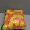 6 Pcs - 5 Feet Marigold Garland Indian American Wedding Party Mantle Decoration, Dia de Los Muertos Faux Garlands Diwali Decoration, Spring Bush Floral Dark Dark Orange, Yellow