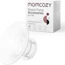 Momcozy Flange Insert 15mm Compatible with Momcozy M5. Original M5 Breast Pump Replacement Accessories, 1PC (15mm) (Transparent)