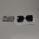 SOJOS Trendy Square Sunglasses Womens Big Oversized Designer Style UV Protection Sunnies Shades Lunettes de Soleil SJ1170 (Silver)