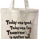 Cute Canvas Tote Bag, Cancer And Disease Encouragement Tote Bag, Inspirational Gifts, Canvas Totes Bags For Women, Reusable