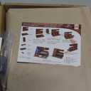 TESLYAR Wood Phone Docking Station for Men - Desk or Nightstand Organizer - Birthday Gifts for Husband, Dad - Anniversary Idea from Wife - Key Holder, Stand Wallet, Watch & Essentials (Granite Black)