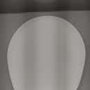 BEMIS 500EC 390 Toilet Seat with Easy Clean & Change Hinges, 1 Pack Round, Cotton White