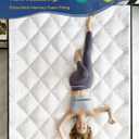 3 Inch Queen Mattress Topper, Extra Thick Memory Foam Mattress Pad for Back Pain, Pillow Top Mattress Topper Queen with Breathable Air Mesh Sides, Soft Fluffy Supportive Pressure-Relieving Bed Topper
