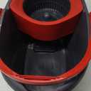 O-Cedar EasyWring Microfiber Spin Mop, Bucket Floor Cleaning System, Red, Gray, Standard