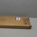 Aothia Large Dual Monitor Stand Riser, Solid Wood Desk Shelf with Eco Cork Legs for Laptop Computer/TV/PC/Printers, Perfect Desktop Stands Organizer with Underneath Storage for Office Accessories (Black Walnut)