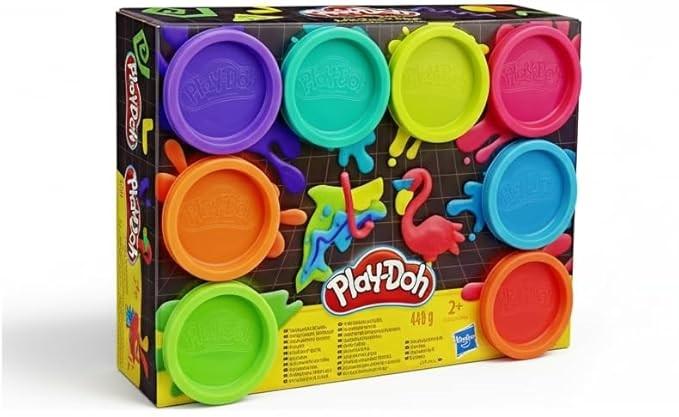 Play Doh 8 Pack Bundle: of Neon Compound