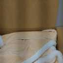 Wearable Heated Blanket Electric Snuggle with Foot Pocket/Sleeves, 59x70 Inch Heated Throw Blanket with for Women Men Adults, Super Soft Flannel & Sherpa Blanket Warmer for Home Office, Champagne Pink