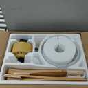 Myleoron 42 Inch Ceiling Fans with Lights, 3 Blades Modern Ceiling Fan with Remote Control, Solid Wood Fan with Light for Patios, Outdoor, Living Room, Dining Room, Bedroom