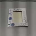 YLOLUL Baptism Picture Frame for Baby Boys and Girls Baptism Photo Frames Baptism Wooden Picture Frame Christening Gifts Baptism Gift for Infant Baby Shower Kids Children Godchild Religious (blue)