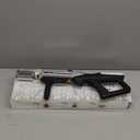 Powerful Propane Torch Gun, Kitchen Torch with Adjustable Flame, Flamethrower Blow Torch Gun, Gas Welding Kits for BBQ, Searing Steak, Camping & Charcoal Torch Lighter(Tank Not Included) (Silver&black)