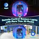 Subao Sensory Tent for Kids & Adults,Astronaut Galaxy Inflatable Light Up Sensory Toys for Autism & ADHD,Kids Tent for Home School Classroom Party Indoor Play,Autism Sensory Products for Calm Corner, 70 inches