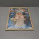 Girl Room Wall Art Prints The Girl In The Sea And Fish Poster Canvas Art Wall Decor Picture For Bedroom Office Dorm Bathroom Wall Decor Aesthetic Home Artwork 12"  16" With Framed (MK04.)