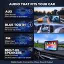 Portable Wireless Carplay Car Screen carplay, 7" Touchscreen for Car with Apple Car Play & Android Auto Backup Camera/Mirror Link/Voice Control/Bluetooth/GPS/AUX/FM All Vehicle